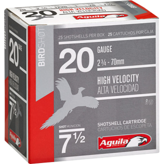 AGUILA SHOTSHELL 20GA 2.75" - 1OZ #7.5 250RD CASE LOT