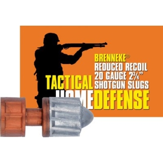 BRENNEKE USA LOW RECOIL 20GA - 2.75" 3/4OZ SLUG 5RD 50BX/CS