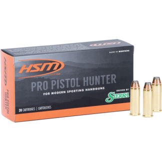 HSM PRO PISTOL 45 LC 300GR JSP - 20RD 20BX/CS