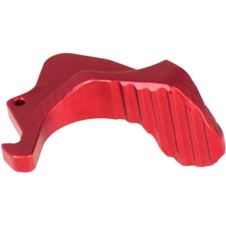 ODIN EXTENDED CHARGING HANDLE - LATCH RED FOR AR-15