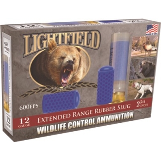 LIGHTFIELD 12GA 2.75" X-RANGE - RUBBER SLUG 5RD 10BX/CS