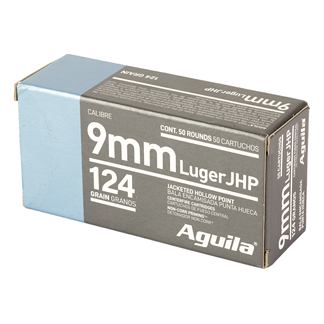 AGUILA 9MM 124GR JHP 50/500
