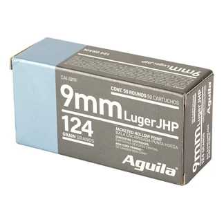 AGUILA 9MM 124GR JHP 50/500