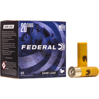 FEDERAL GAME LOAD 20GA 2.75" - 7/8OZ #6 1210FPS 250RD CASE