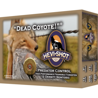 HEVI-SHOT DEAD COYOTE 12GA - 3.5" 1-5/8OZ #T 10RD 10BX/CS
