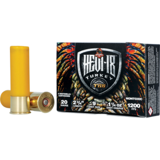 HEVI-SHOT HEAVY 18 TSS 20GA - 2.75" 1-1/4OZ #9 5RD 10BX/CS
