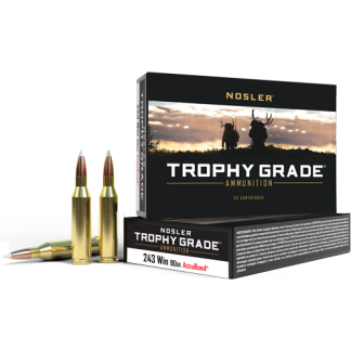 NOSLER TROPHY GRADE 243 WIN - 90GR ACCUBOND TIP 20RD 10BX/CS
