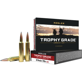 NOSLER TROPHY GRADE LR 30 - NOSLER 210GR ABLR 20RD 10BX/C