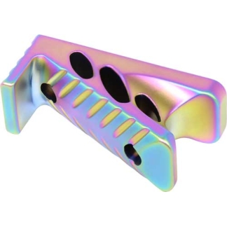 GUNTEC AR15 MICRO ANGLE GRIP - RAINBOW PVD COATED