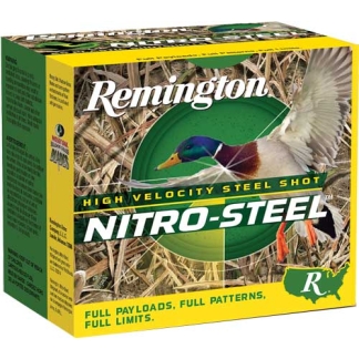 REMINGTON NITRO-STEEL 12GA 3" - #3 1-1/4OZ 1450FPS 25RD 10BX/C