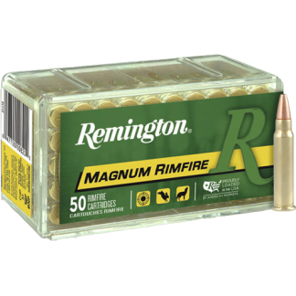 REMINGTON 17HMR 17GR JHP - 2550FPS 50RD 40BX/CS