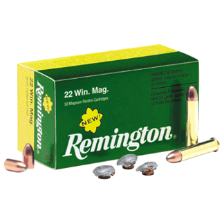 REMINGTON 22WMR 40GR JSP - 1910FPS 50RD 40BX/CS