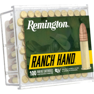 REMINGTON RANCH HAND 22LR 42GR - PLATED RN 100RD 50BX/CS