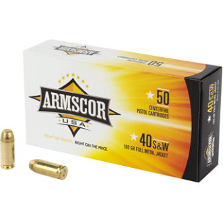 ARMSCOR 40SW 180GR FMJ 50/1000