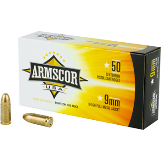 ARMSCOR 9MM 124GR FMJ 50/1000