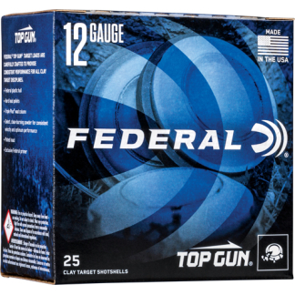 FEDERAL TOP GUN 12GA 1-1/8OZ - #8 1200FPS 250RD CASE LOT