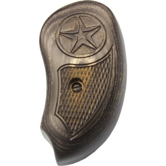 BOND ARMS GRIP EXTENDED ASH - LAM. BLACK/GREY W/LASER STAR