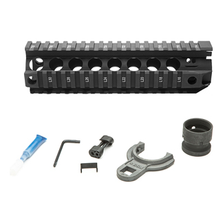 BCM GUNFTR QUAD RAIL 556 8" BLK
