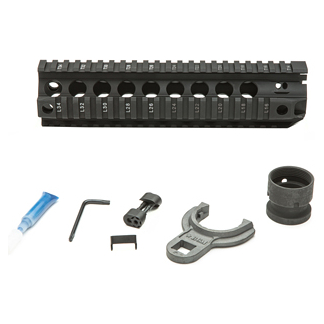 BCM GUNFTR QUAD RAIL 556 9" BLK