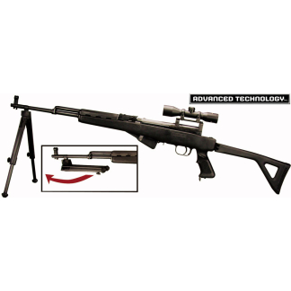 ADV. TECH. BIPOD FOR SKS - FEATHERWEIGHT BLACK NYLON