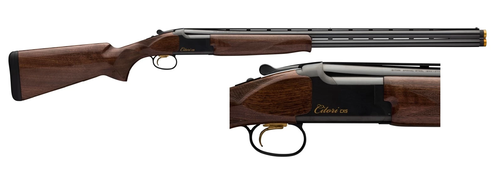 BR018-073302-1.jpg | ATFirearms Browning Citori CXS 20 Gauge 28in blued over-under shotgun with Grade II walnut stock