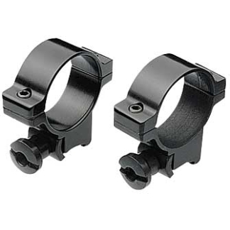 BURRIS MED 1" .22 RINGS BLK