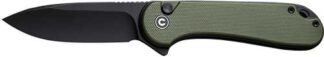 CIVIVI KNIFE ELEMENTUM II 2.96 - " OD GREEN G10/BLK STONEWASH