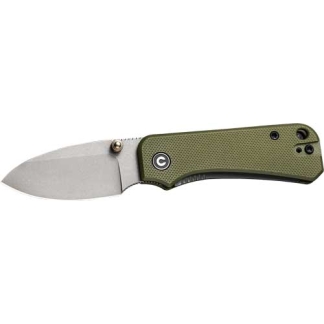 CIVIVI KNIFE BABY BANTER 2.34" - GREEN G10/GRAY STONEWASH