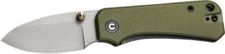 CIVIVI KNIFE BABY BANTER 2.34" - GREEN G10/GRAY STONEWASH