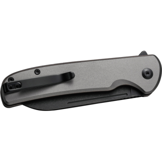 CIVIVI KNIFE CHEVALIER II 3.4" - GRAY ALUM HANDLE/BLACK STNWSH