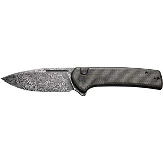 CIVIVI KNIFE CONSPIRATOR 3.48" - DK GREEN MICARTA/BLK DAMASCUS