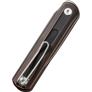 CIVIVI KNIFE FOLDIS 2.67" BLK - HAND RUBBED COPPER/SILVER