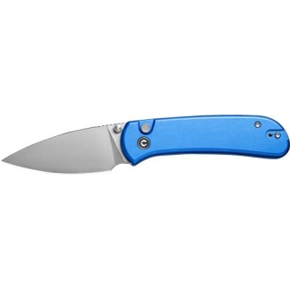 CIVIVI KNIFE QUIBIT 2.98" BLUE - /SATIN FINISH BUTTON LOCK
