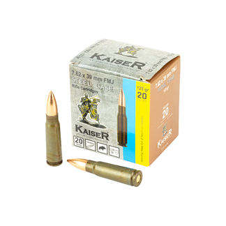 KAISER 7.62X39 123GR FMJ 20/1000