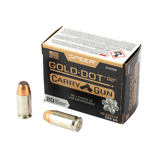 SPR GLD DT CARRY GUN 45AUTO +P 200GR