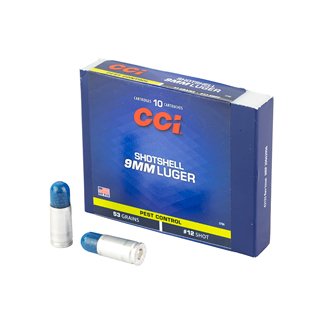 CCI 9MM #12 SHOTSHELL 10/200