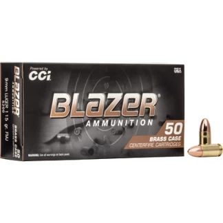 BLAZER BRASS 9MM 115GR FMJ 50/1000