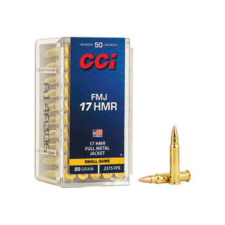 CCI 17HMR 20GR FMJ 50/2000