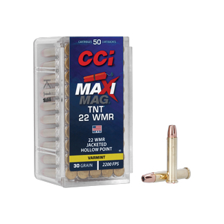 CCI 22WMR TNT MAXI-MAG 50/2000