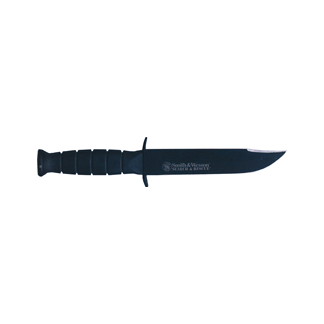S&W KNIFE SEARCH & RESCUE - 6" FIXED BLADE BLACK S/S