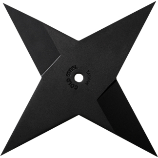 COLD STEEL MEDIUM SURE STRIKE - THROWING STAR 3-PACK BLACK