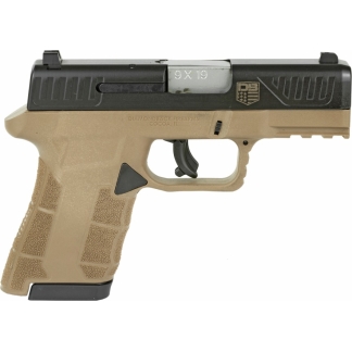 DIAMONDBACK FIREARMS AM2 9MM FDE SUB CMPT 15+1 3.5"