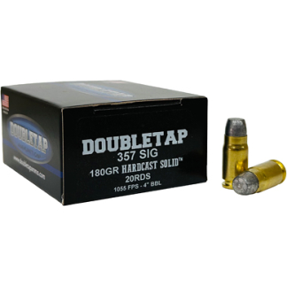 DBLTAP 357SIG 180GR HARDCAST 20/1000
