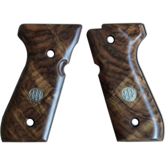 BERETTA 92/96 DELUXE GRIPS - GRADE 3 WALNUT CHECKERED