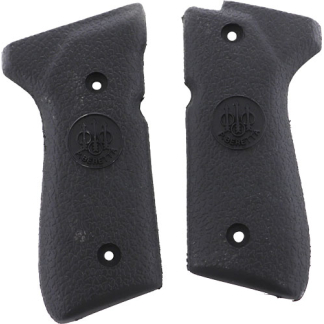 BERETTA GRIPS 92/96 SERIES - RUBBER SMOOTH BLACK