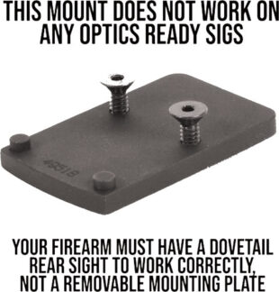 EGW SCOPE MOUNT TRIJICON RMR - FOR SIG P220-229 & 320 BLACK