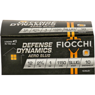 FIOCCHI 12GA AERO SLUG LW REC 10/250