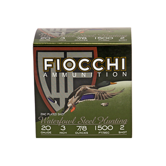 FIOCCHI 20GA #2 FLYWAY STEEL 25/250