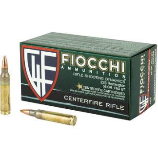 FIOCCHI 223REM 55GR FMJBT 50/1000