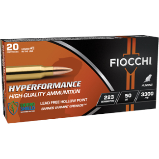 FIOCCHI HYPR 223REM 50GR HP 20/200